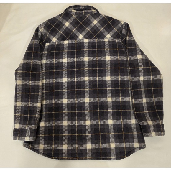 Freedom Foundry Men's Sherpa Lined Flannel Plaid Button Up Shirt. Size XL - Picture 4 of 9
